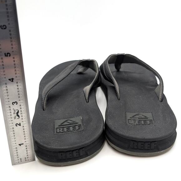 Reef Element TQT Flip Flop Thong Sandals Slip-On Men's Black Size US14 EU47 - Picture 4 of 12